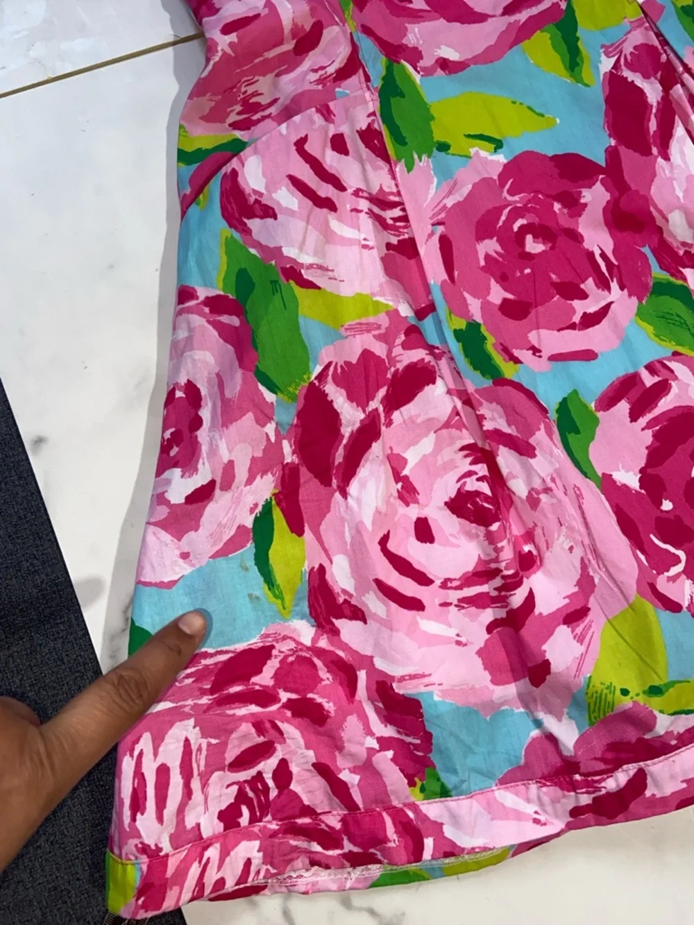 Lilly Pulitzer Blossom Strapless Mini Dress Hottie Pink Size 00 - Picture 5 of 17